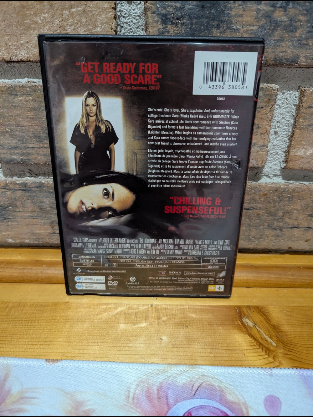 The Roommate (2011) DVD | Leighton Meester | Minka Kelly | Thriller - Picture 3 of 4